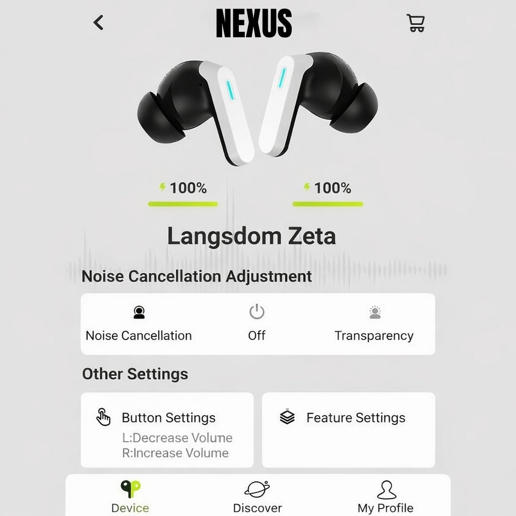 NEXUS™ Aktív Zajszűréses Bluetooth fülhallgató