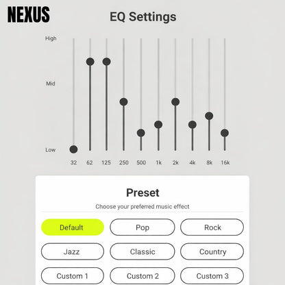 NEXUS™ Aktív Zajszűréses Bluetooth fülhallgató